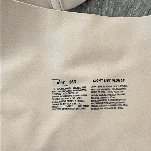 Target Cream Women's Bra - Picture 2 of 2